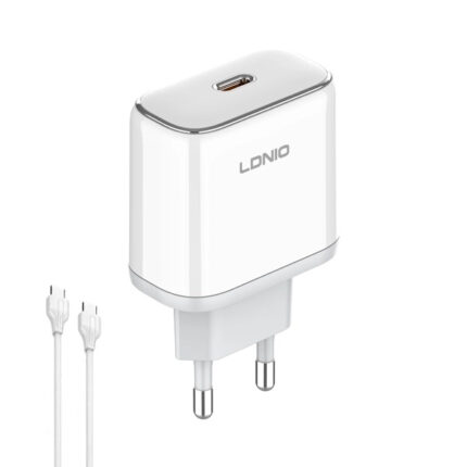 شارژر دیواری 45 وات الدینیو مدل Q1415 به همراه کابل USB-C