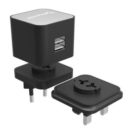 شارژر دیواری 17 وات دو پورت دیجی پاور مدل E20