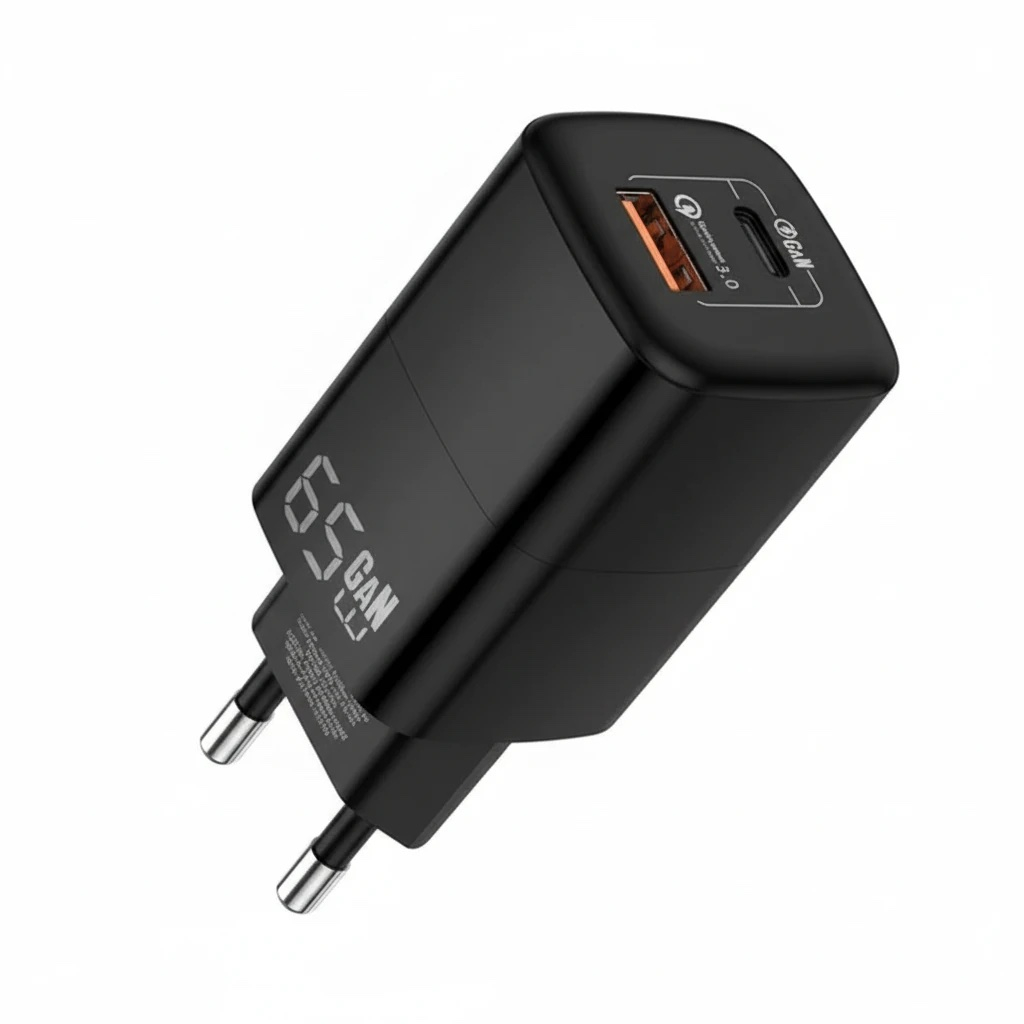 شارژر دیواری 65 وات دو پورت کولا مدل RY-U65A-EU شارژر دیواری 65 وات دو پورت کولا مدل RY-U65A-EU