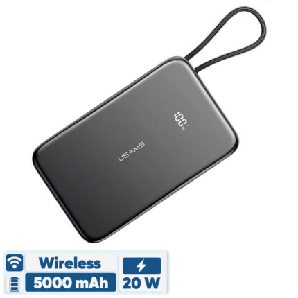 پاوربانک 20 وات یوسمز مدل US-CD227-20W ظرفیت 5000 میلی آمپر ساعت